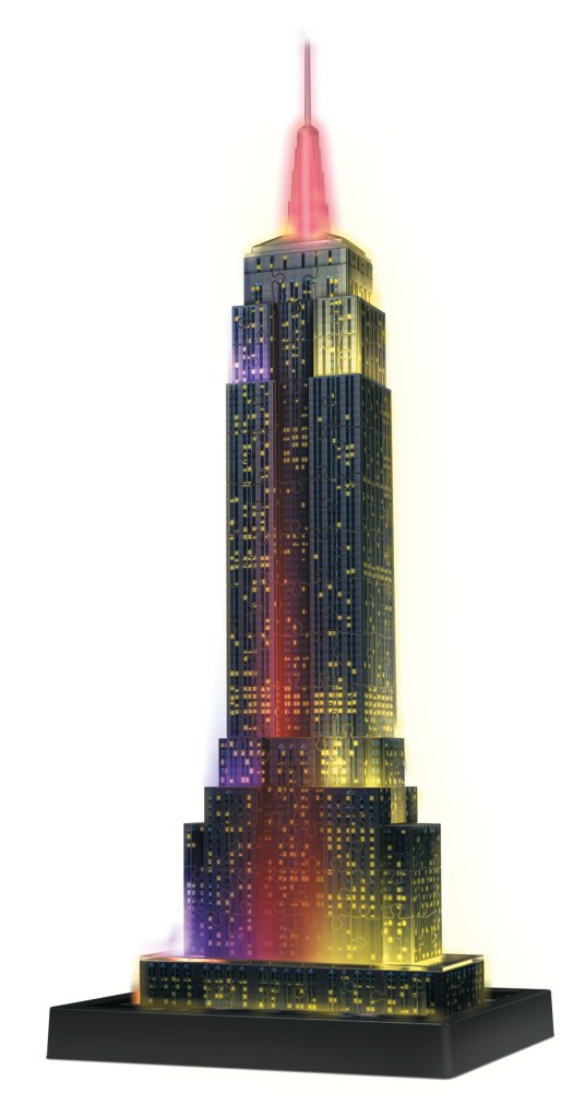 RAVENSBURGER Puzzle 3D Buildings Illuminés Empire State Building Night Edition 216 pièces