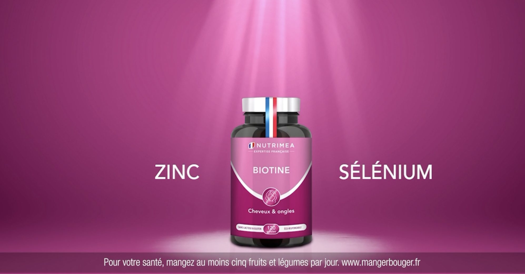 BIOTINE FORMULE OPTIMALE Renforcée par la synergie du Zinc et du Selenium Pour 