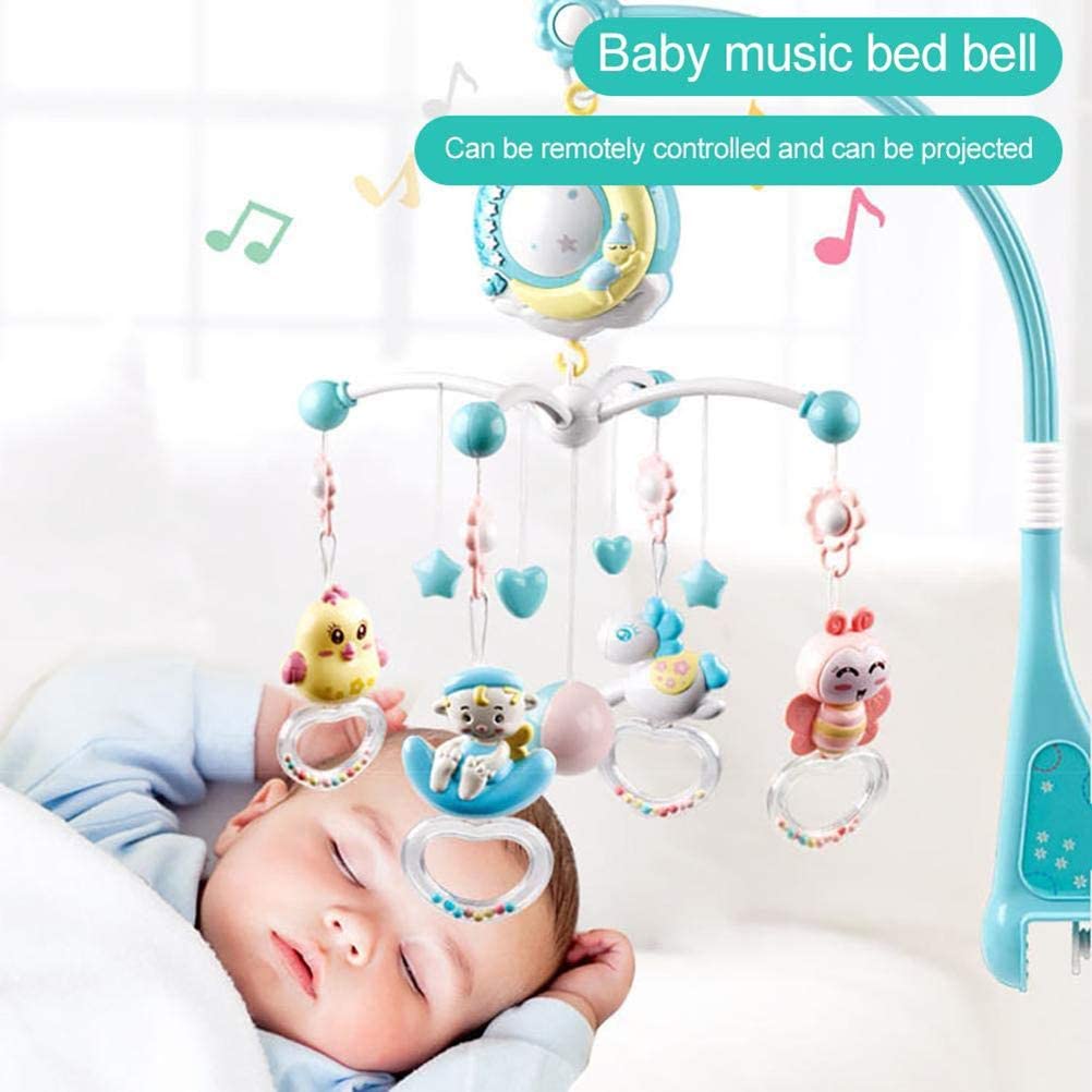 Kungfu Mall Le bébé la boîte de musique de mouvement définitive de jouet de gosse de cloche de lit de berceau mobile développe le jouet 