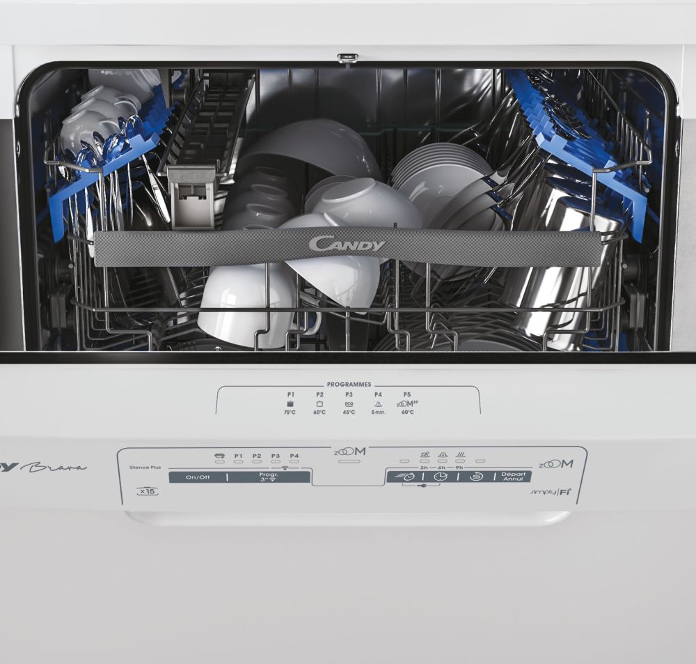ave-vaisselle pose libre connecté - 15 couverts - Largeur 60 cm - Classe A+ - 45 dB - Blanc