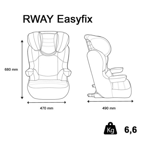 rway easyfix dimensions