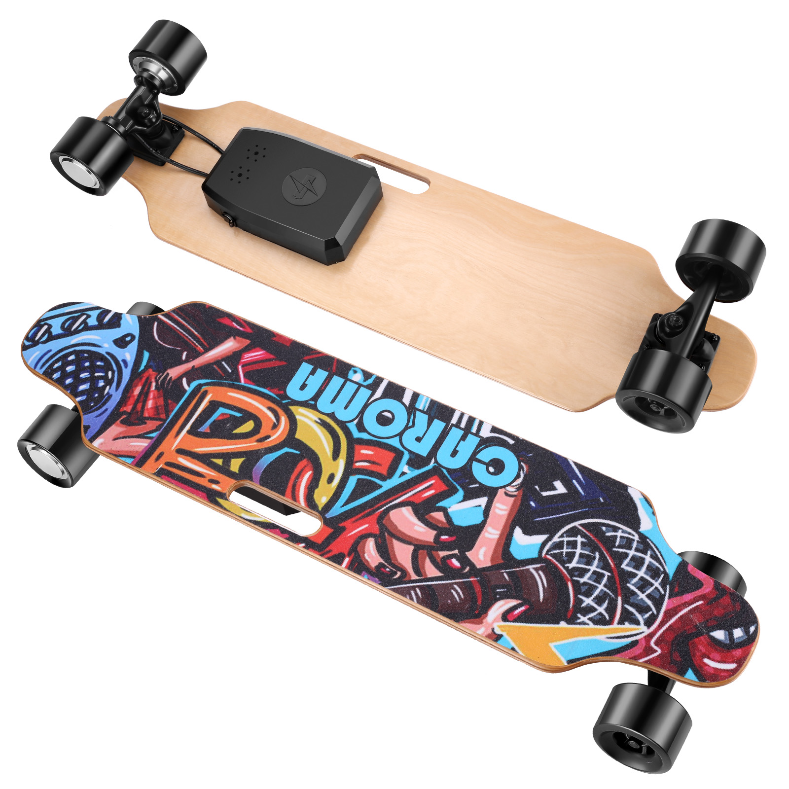 Télécommande Électrique Skateboard Complet Board avec T-TOOL Longboard Funboard W 