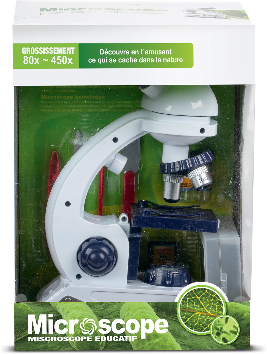Image Microscope Rotatif 450x pour enfant de la marque WDK Groupe Partner