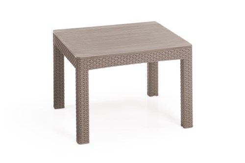 Allibert by Keter table cappuccino, taupe avec plateau latte