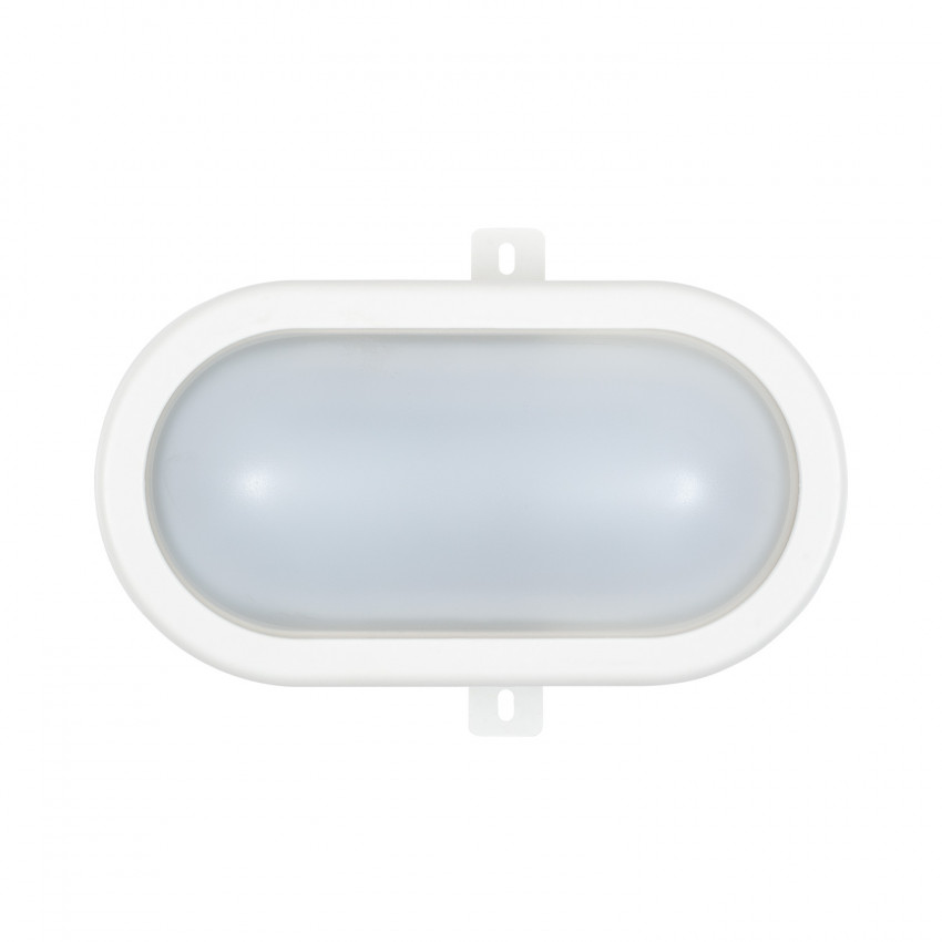 Plafonnier LED Ovale Hublot 12W White Blanc Froid 6500K LEDKIA 