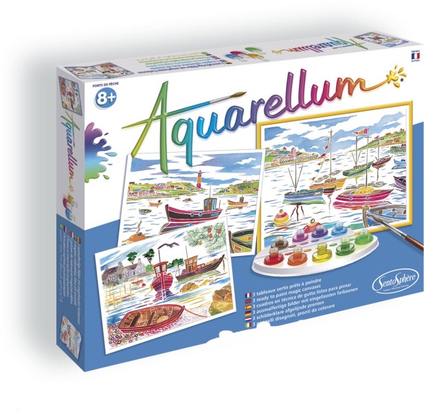 Image kit Aquarellum Ports De Pêche de la marque Sentosphère