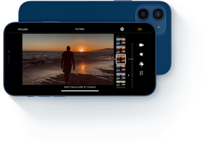 APPLE iPhone 12 mini 128Go Blue- sans kit piéton - Cdiscount 