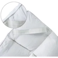 Facile à Nettoyer Blanc 100 x 200cm Bedecor Matelas en Polyester Microfibre de Haute qualité Doux Anti-Allergique