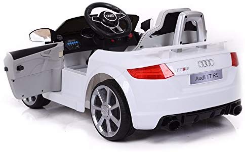 Voiture électrique Audi TT RS pour enfant - 12V - blanc 