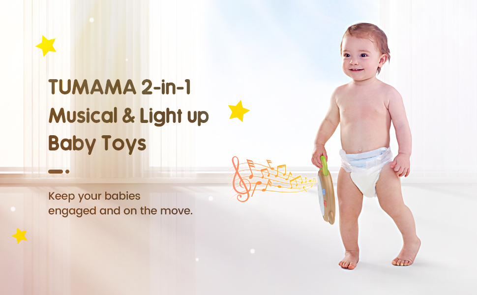 vache BABY Tumbler Jouet avec musique et lumière DEL Tinabless bébé jouets musicaux 