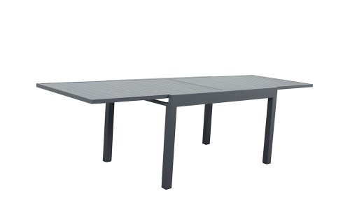 Table de jardin extensible en aluminium ANDRA gris anthracite