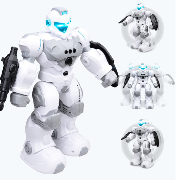 Robot De RC pour Le Robot Programmable Intelligent d'enfants avec des Jouets De Contrôleur Infrarouge xiaoquexing Jouets Télécommandés De Détection De Geste De Robot pour des Enfants Chant 
