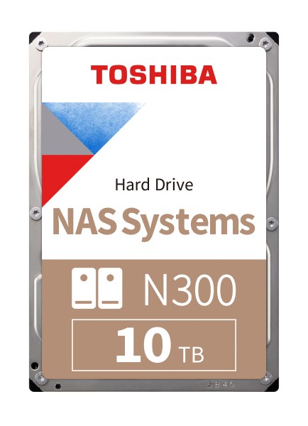 Disque Dur Interne - TOSHIBA - NAS N300 - 10To - 7200 tr/min - 3,5" (HDWG11AEZSTA)