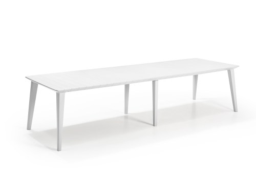 grande table blanc résine