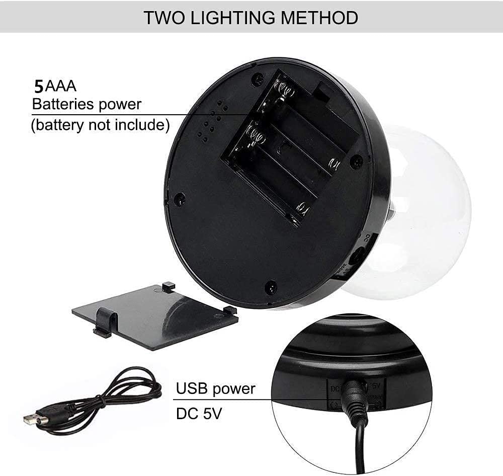 lampe globe tactile sensible alimentation USB/batterie décoration magique créative Lampe boule plasma