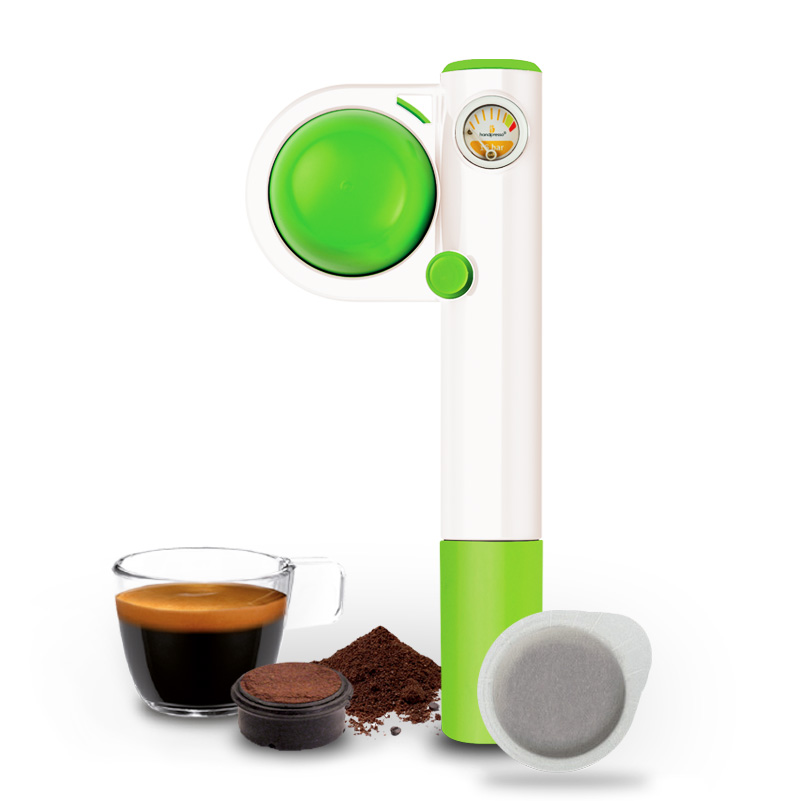 Handpresso Pump Pop Verte 48269 Machine expresso portable et manuelle à dosette ESE ou café moulu