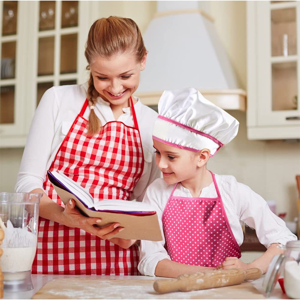 Stfitoh 11 PCS Kit de Cuisine pour Enfants Idéal Cadeau et Jouet Rose 