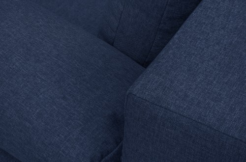 Canapé avec tissu gris facile à nettoyer