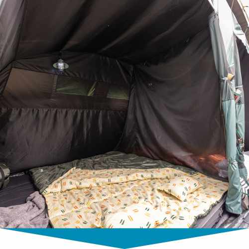 Tente tunnel familiale - Skandika Hafslo 5 Sleeper Protect