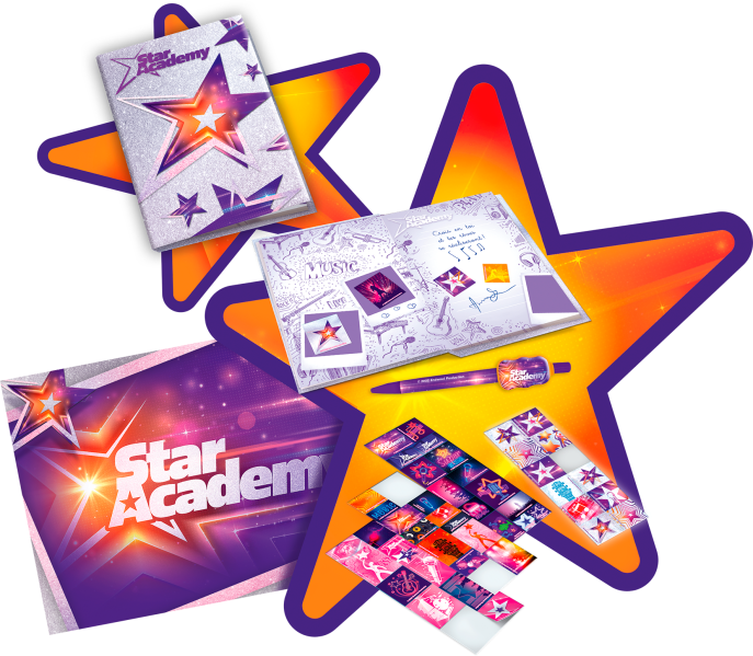 Star Academy, TF1, jouet musical, fille 6 ans, jouet danse, journal, stickers, autocollants, poster star academy